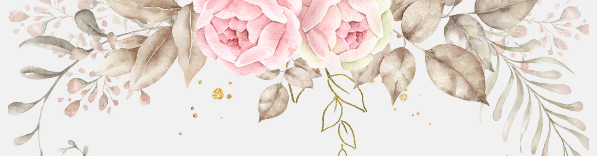 Watercolor floral arrangement